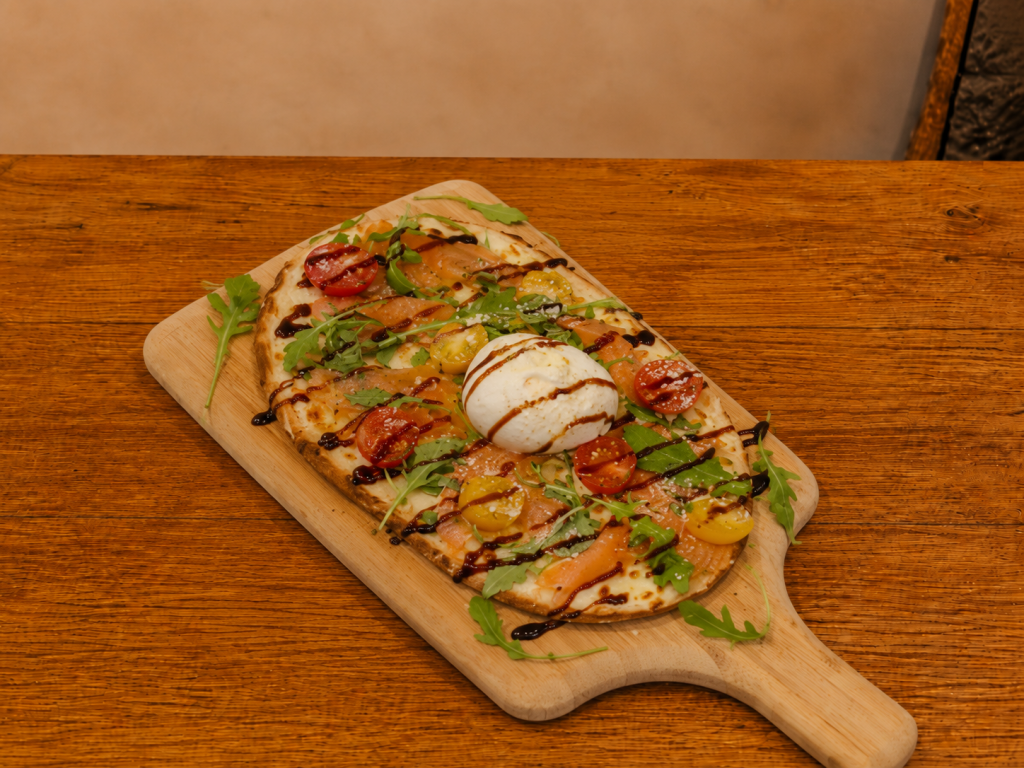 Bruschetta Burrata Saumon de Pizza Esposito à Clermont dans l'Oise