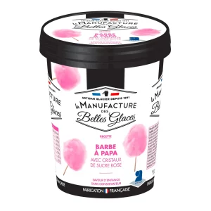 Glace barbe à papa pizza Esposito Clermont de l'Oise